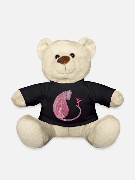 katze mit ballerina e 117 - Teddy - Schwarz