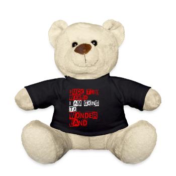 Scheiß drauf - Teddy - Schwarz - Vorne