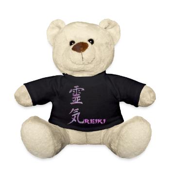 reiki japanese e 62 - Teddy Bear - black - Front