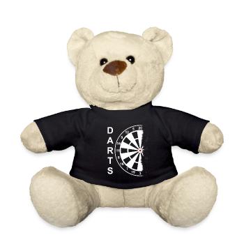 Darts Dartscheibe - Teddy - Schwarz - Vorne