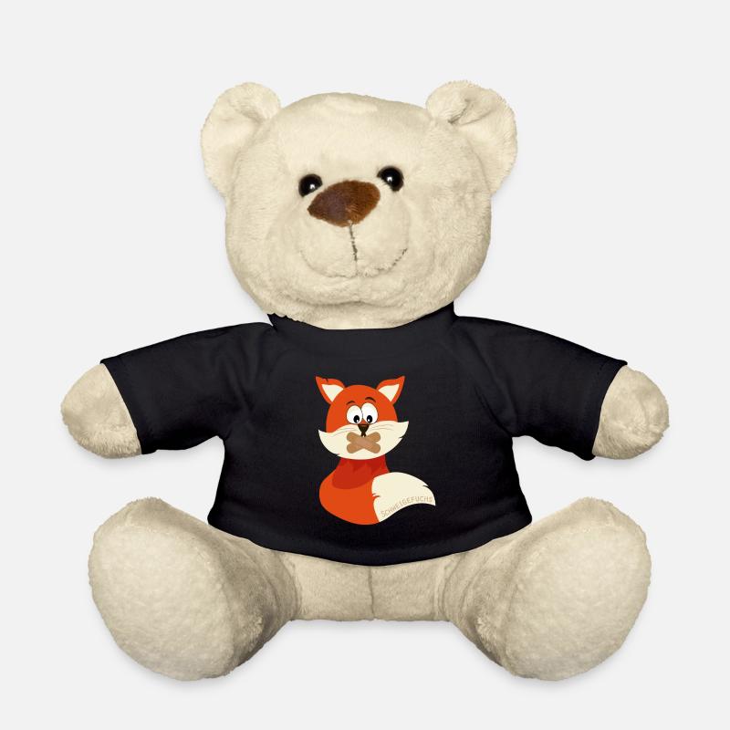 Rettet den Schweigefuchs ! - Teddy - Schwarz
