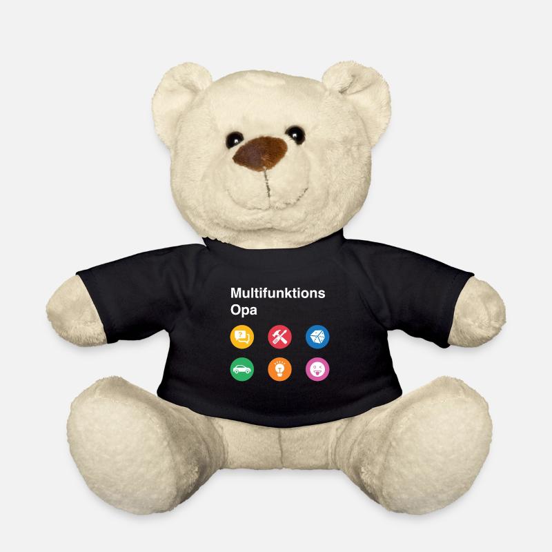 Multifunktions Opa Geschenk bester Opa - Teddy - Schwarz
