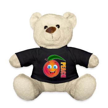 Peach Pfirsich - Teddy - Schwarz - Vorne