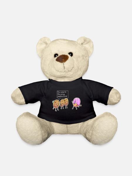 Donut Lustig Neighbourhood Nachbarn Streit Cookies - Teddy - Schwarz