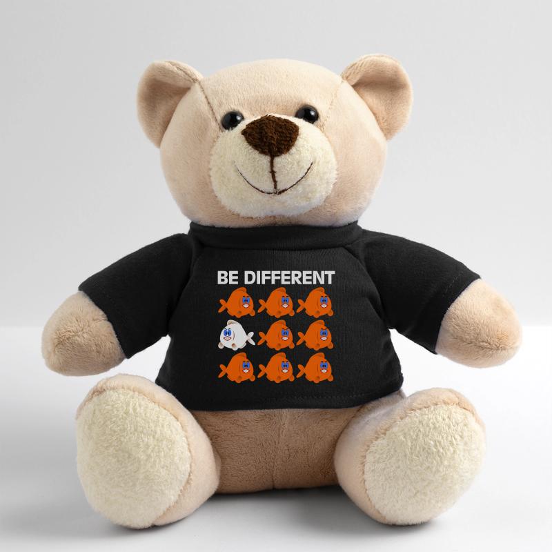 Be Different Lustige Sprüche Fisch Cartoon Comics Teddy
