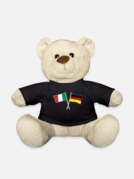 Italien Deutschland - Teddy - Schwarz