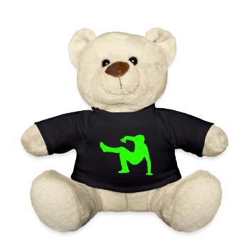 Dancing hip hop is also a sport - Teddy Bear - black - Front