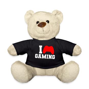 I LOVE GAMING - Teddy - Schwarz - Vorne