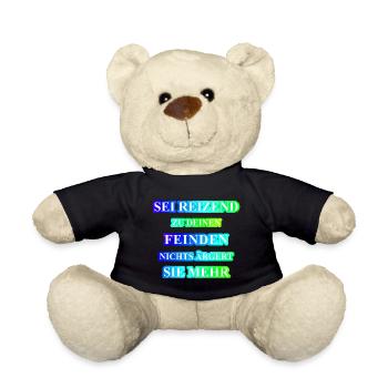 Sei reizend cool lustig Geschenk Idee witzig - Teddy - Schwarz - Vorne