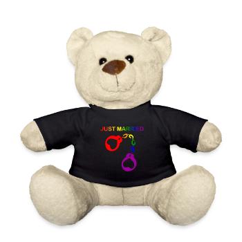 Just married Homosexuell Heirat - Teddy - Schwarz - Vorne