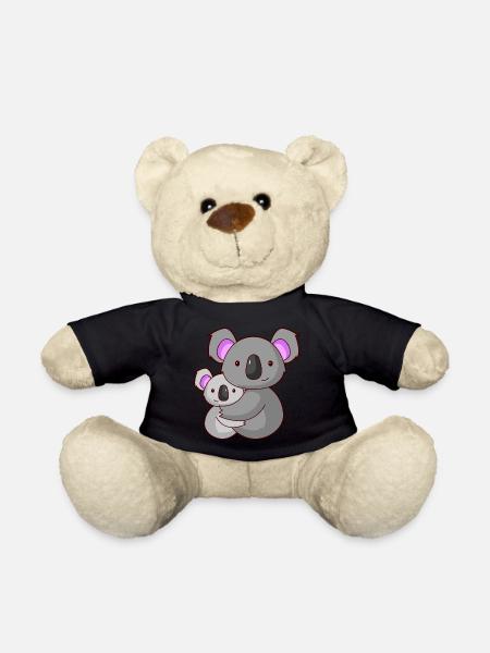 Koalabär Koala kuscheln Eltern Geschenk Australien - Teddy - Schwarz