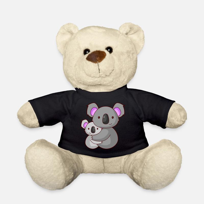 Koalabär Koala kuscheln Eltern Geschenk Australien - Teddy - Schwarz