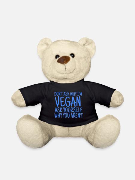 VEGAN VEGANER - Teddy - Schwarz