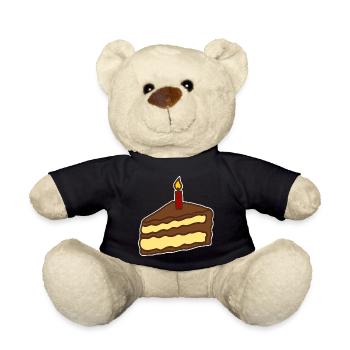 Kuchen - Teddy - Schwarz - Vorne