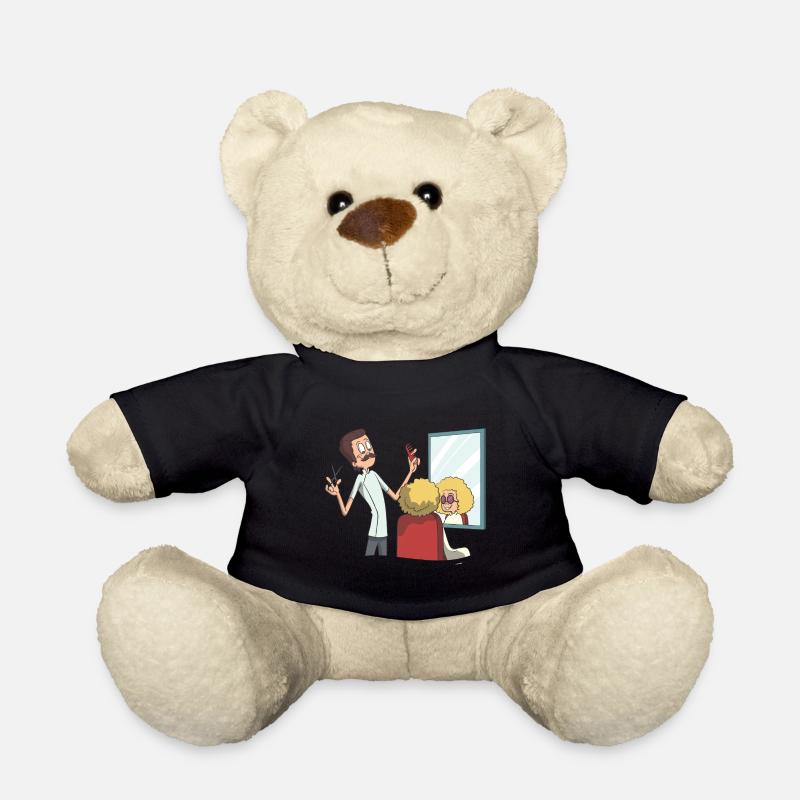 Friseur Haare Schneiden, Kämmen, Legen - Teddy - Schwarz