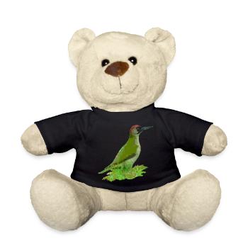 woodpecker - Teddy Bear - black - Front