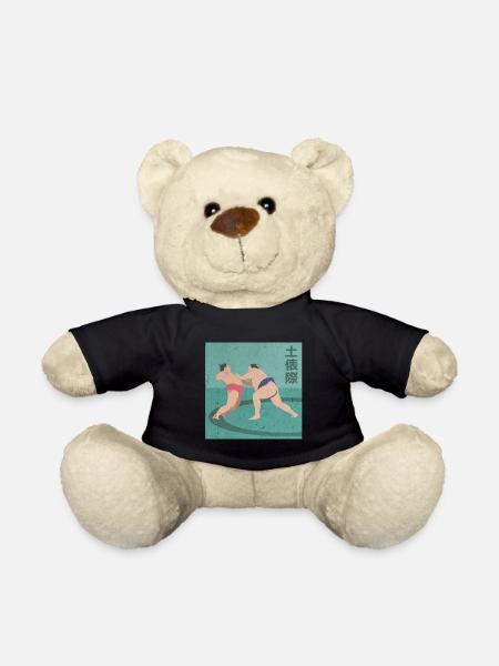 Sumōringer im Ring - Teddy - Schwarz