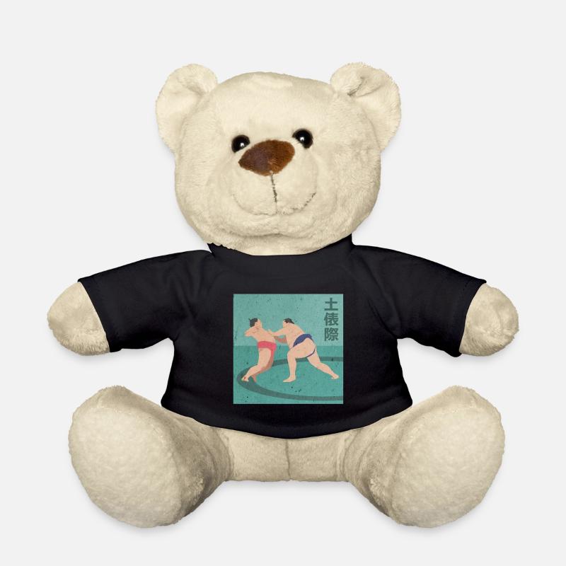 Sumōringer im Ring - Teddy - Schwarz