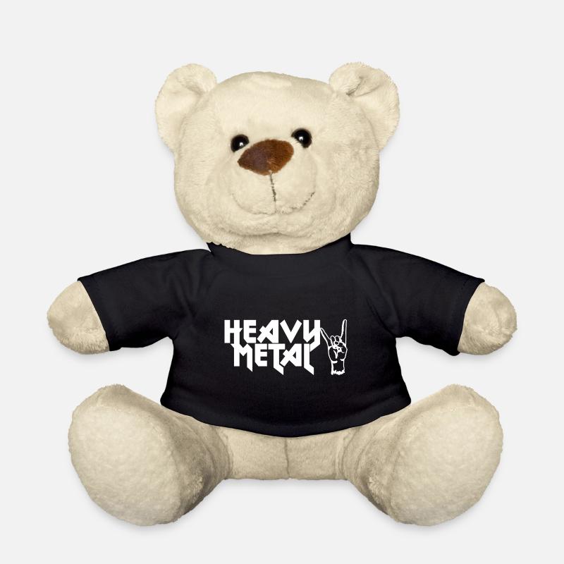 Heavy Metal - Teddy - Schwarz