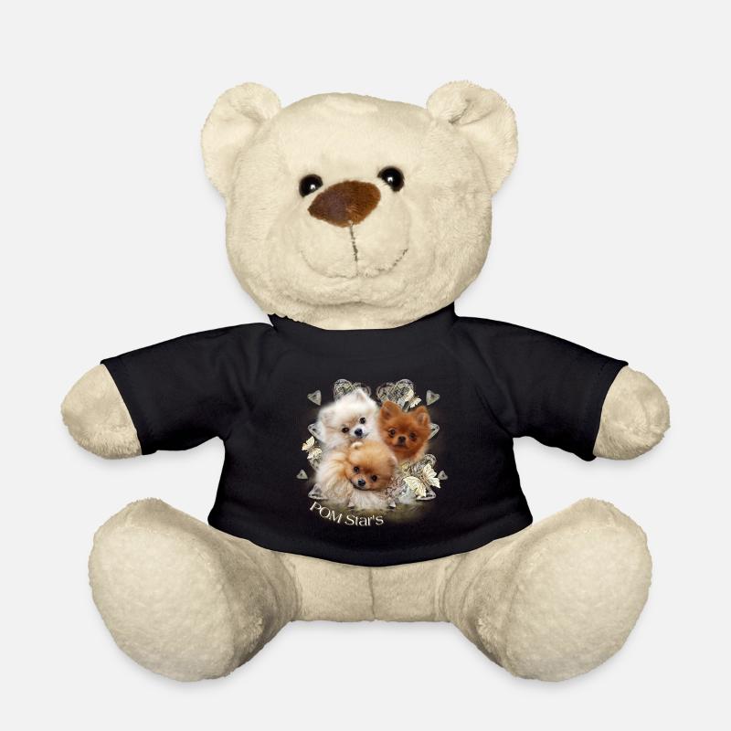 Pomeraniangruppe Zwergspitz Shirt & Accessories - Teddy - Schwarz