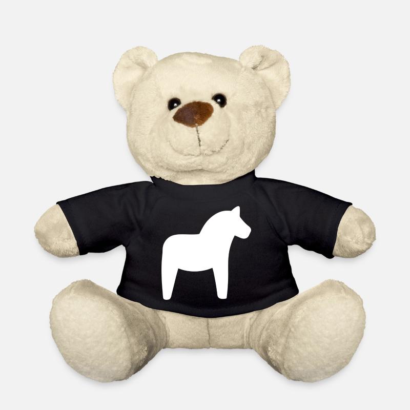 Dalapferd Dalarnapferd Typisch Schwedisch Symbol - Teddy - Schwarz