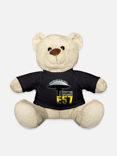 Feuerwehr Alarm I Sirene E57 I Mein Wecker nachts - Teddy - Schwarz