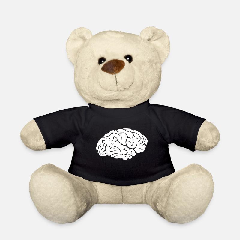 Brain brain - Teddy Bear - black