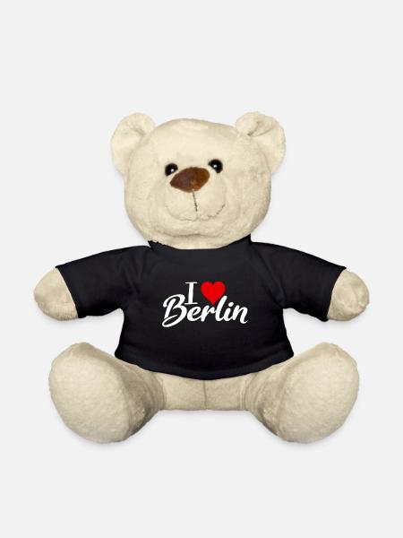 i love berlin - Teddy - Schwarz