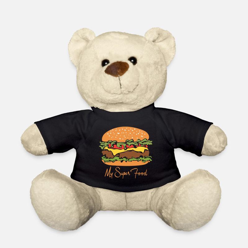 Burger - Teddy - Schwarz
