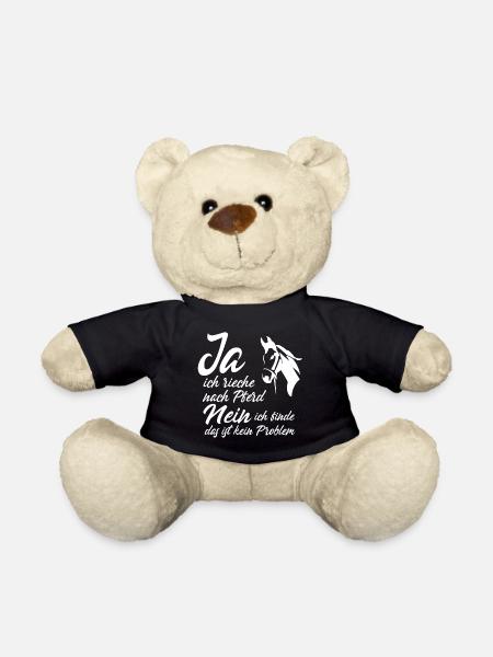 Pferde Spruch - Teddy - Schwarz