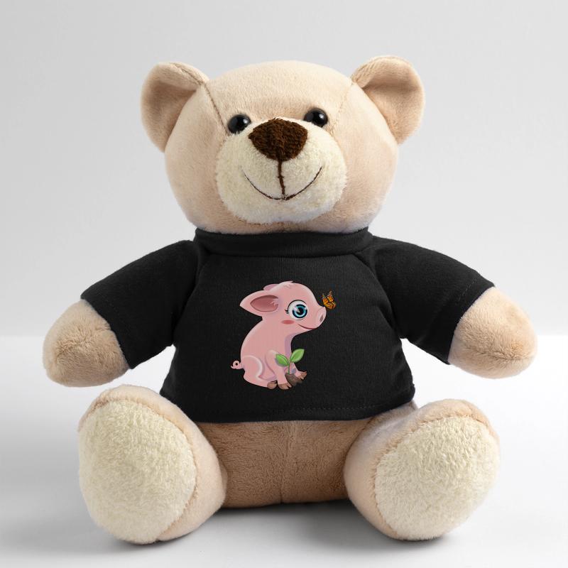 Schwein mit Schmetterling Teddy