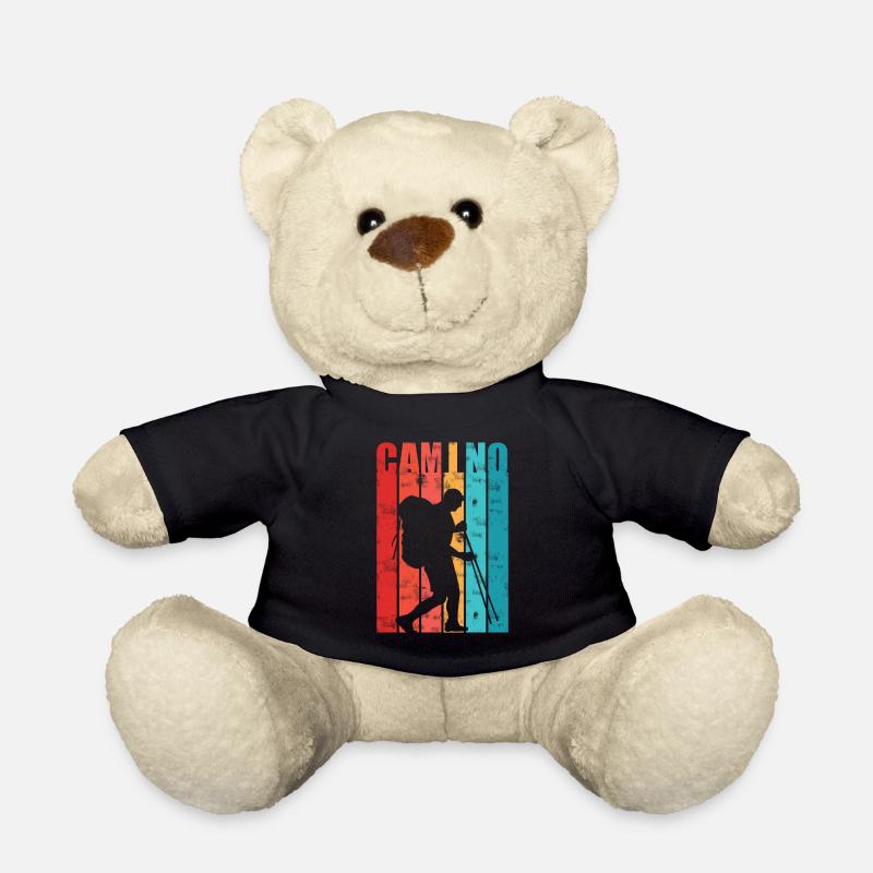 Cadeau du Chemin de Saint-Jacques-de-Compostelle pour les pèlerins - Nounours - noir