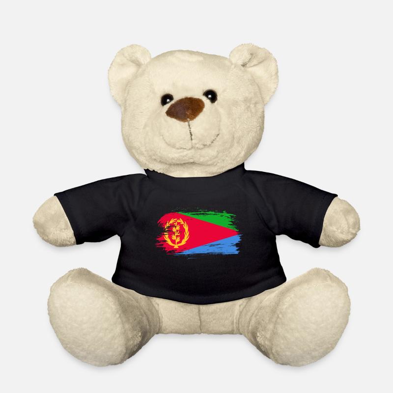 Drapeau Erythrée - Nounours - noir