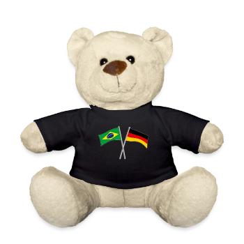 Cadeau de l'Allemagne et du Brésil - Nounours - noir - Devant
