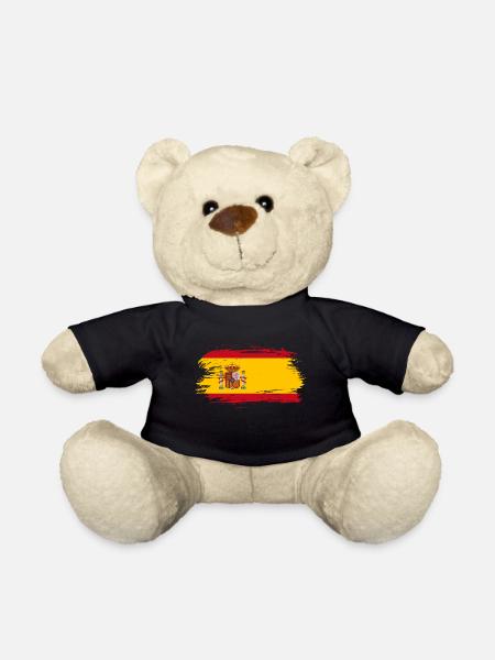 Spanien Flagge - Teddy - Schwarz