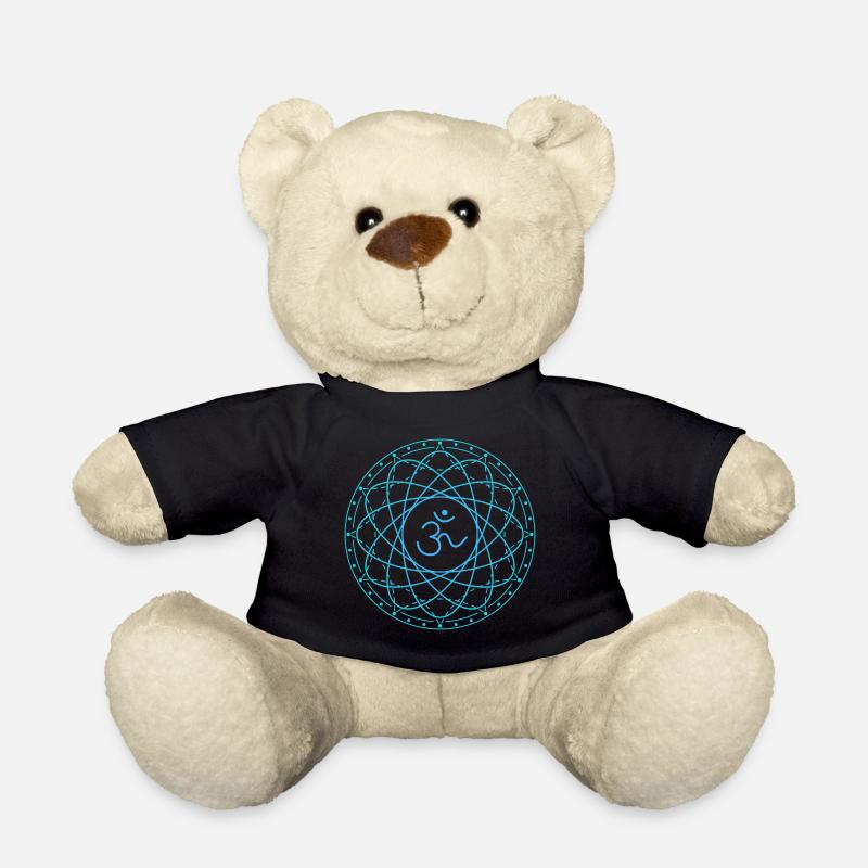 Heilige Geometrie mit Om Symbol - Teddy - Schwarz