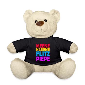 MEENE KLEENE FLITZPIEPE PRIDE - Teddy - Schwarz - Vorne