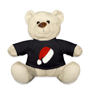 Bonnet de Noël - Nounours - noir - Devant