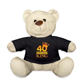 40e anniversaire - Nounours - noir - Devant