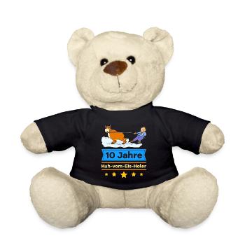 10 Dienstjubiläum Firmenjubiläum - Teddy - Schwarz - Vorne