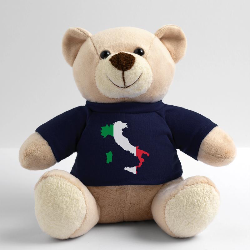 Italy Flag Map Gift Idea Teddy Bear