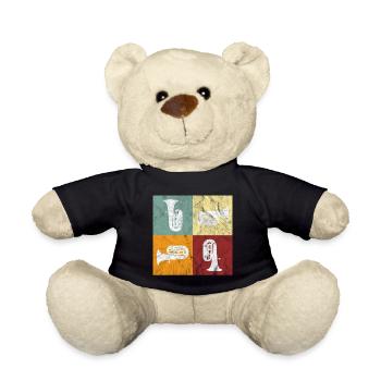 Tuba - Teddy - Schwarz - Vorne