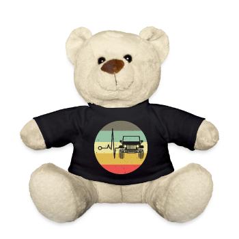 Geländewagen 4wd 4x4 AWD 4wheeler Offroad Geschenk - Teddy - Schwarz - Vorne