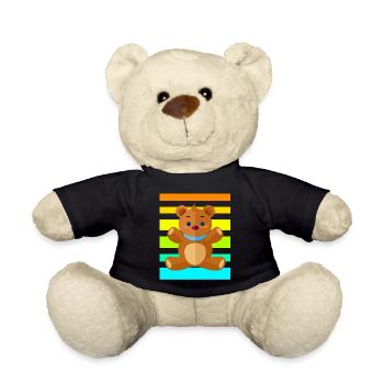 Teddybär Sunset - Teddy - Schwarz - Vorne