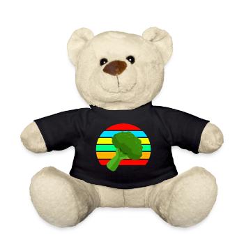 broccoli - Teddy Bear - black - Front