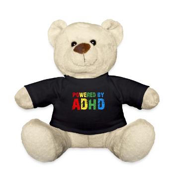 ADHD - Teddy Bear - black - Front