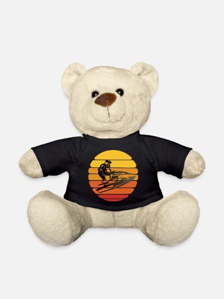 Jet Ski Design TShirt - Teddy - Schwarz