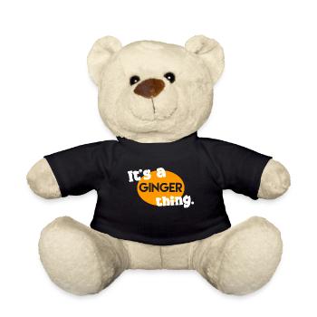 Es ist eine Ingwer-Sache. - Teddy - Schwarz - Vorne