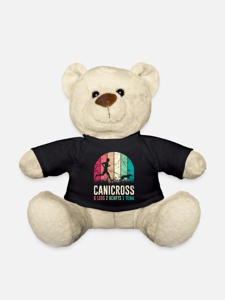 Canicross Laufen mit Hund Running Geschenk - Teddy - Schwarz