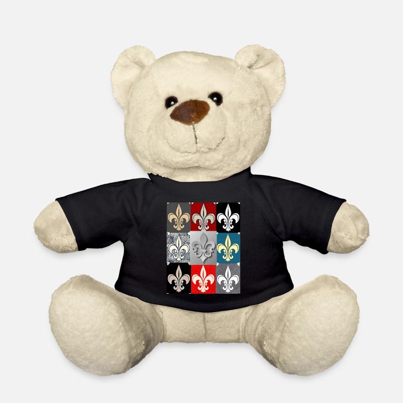 lilies - Teddy Bear - black